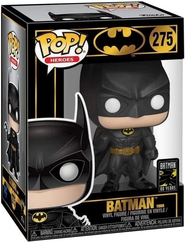 Figurina de colectie Funko Pop Heroes Batman 80 Years Batman 1989 275 - poza 1