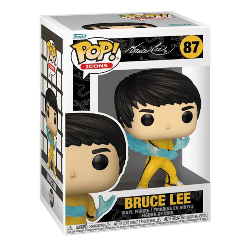 Figurina de colectie Funko Pop Icons Bruce Lee 87 - poza 1