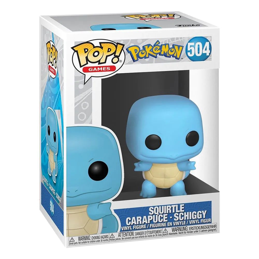 Figurina de colectie Funko Pop Pokemon Squirtle Carapuce Schiggy 504 - poza 1