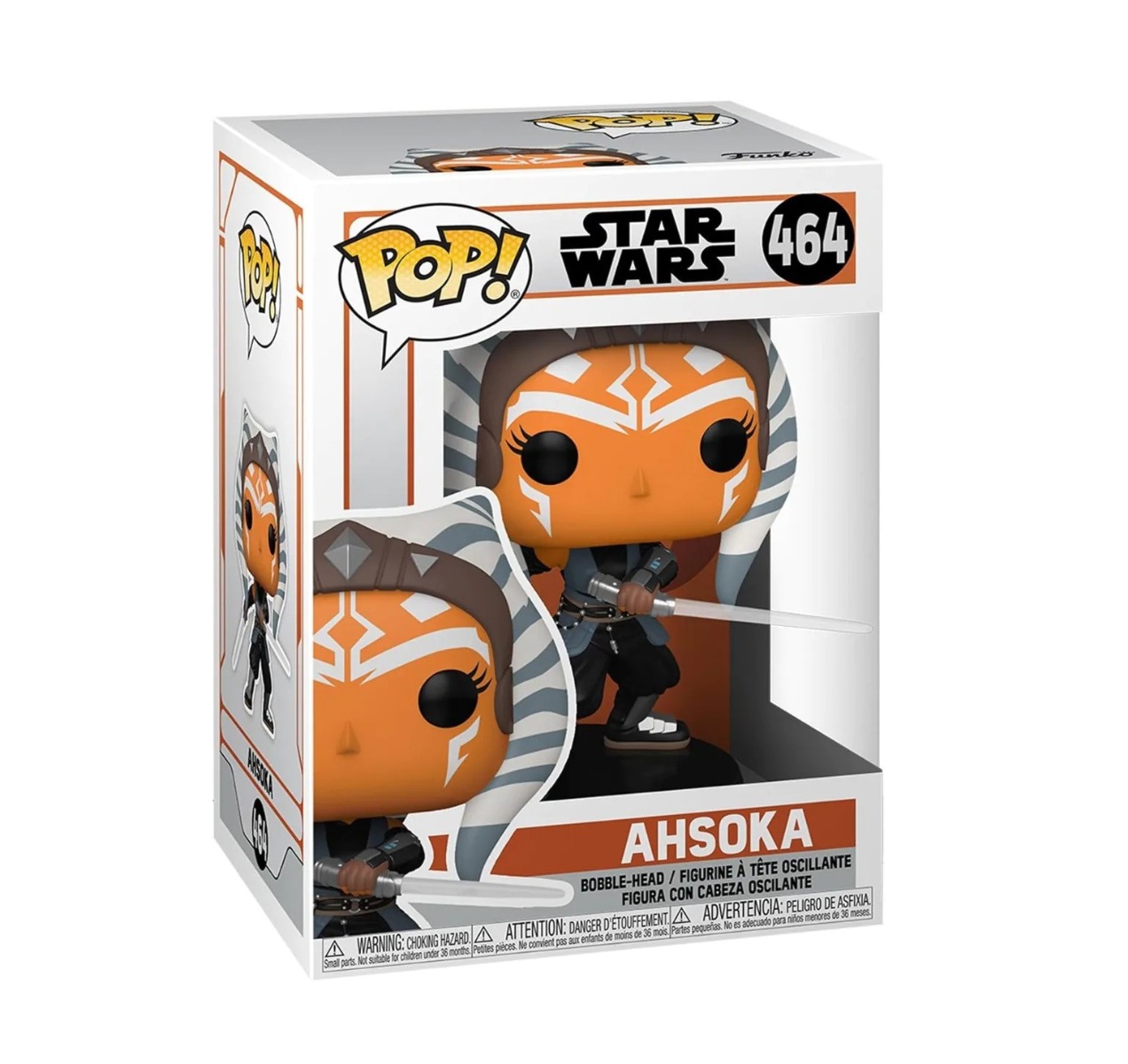 Figurina de colectie Funko Pop Star Wars Ashoka Bobble Head 464 - poza 1