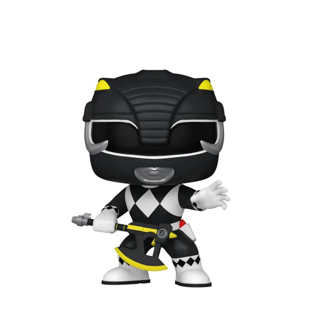 Figurina de colectie Funko Pop Television Power Rangers Black Ranger 1371 - poza 2