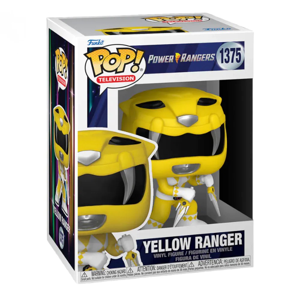 Figurina de colectie Funko Pop Television Power Rangers Yellow Ranger 1375 - poza 1