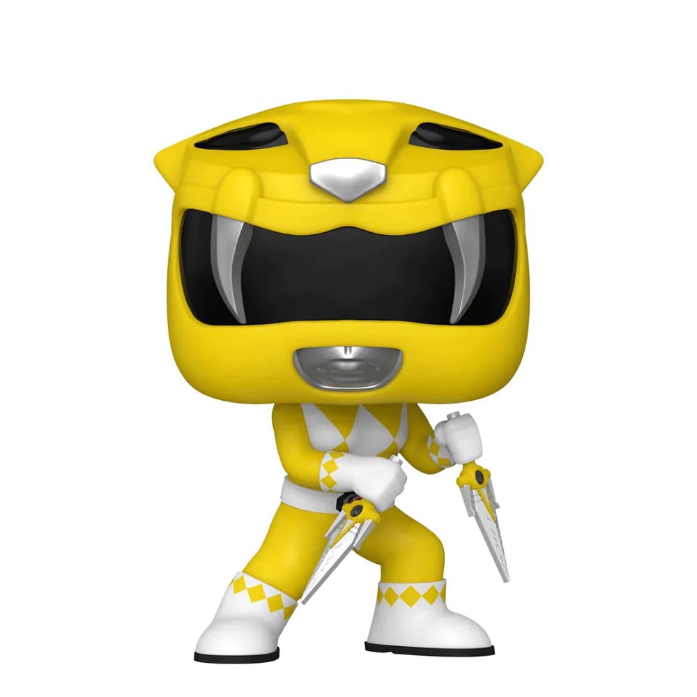 Figurina de colectie Funko Pop Television Power Rangers Yellow Ranger 1375 - poza 2