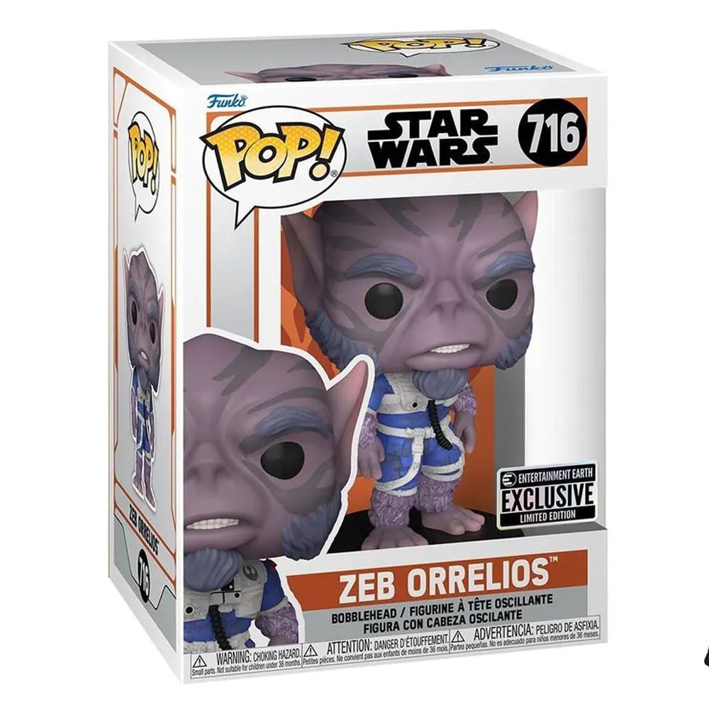 Figurina de colectie Funko Pop The Mandalorian S10 Zeb Orelios Special Edition 716 - poza 1
