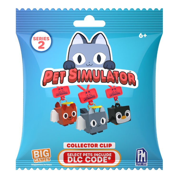 Figurina de plastic Pet Simulator surpriza cu agatatoare - poza 1