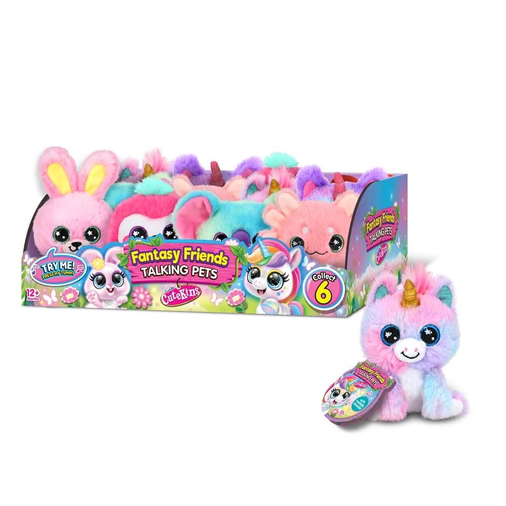 Figurina de plus cu sunete CuteKins Fantasy Friends diverse modele - poza 2