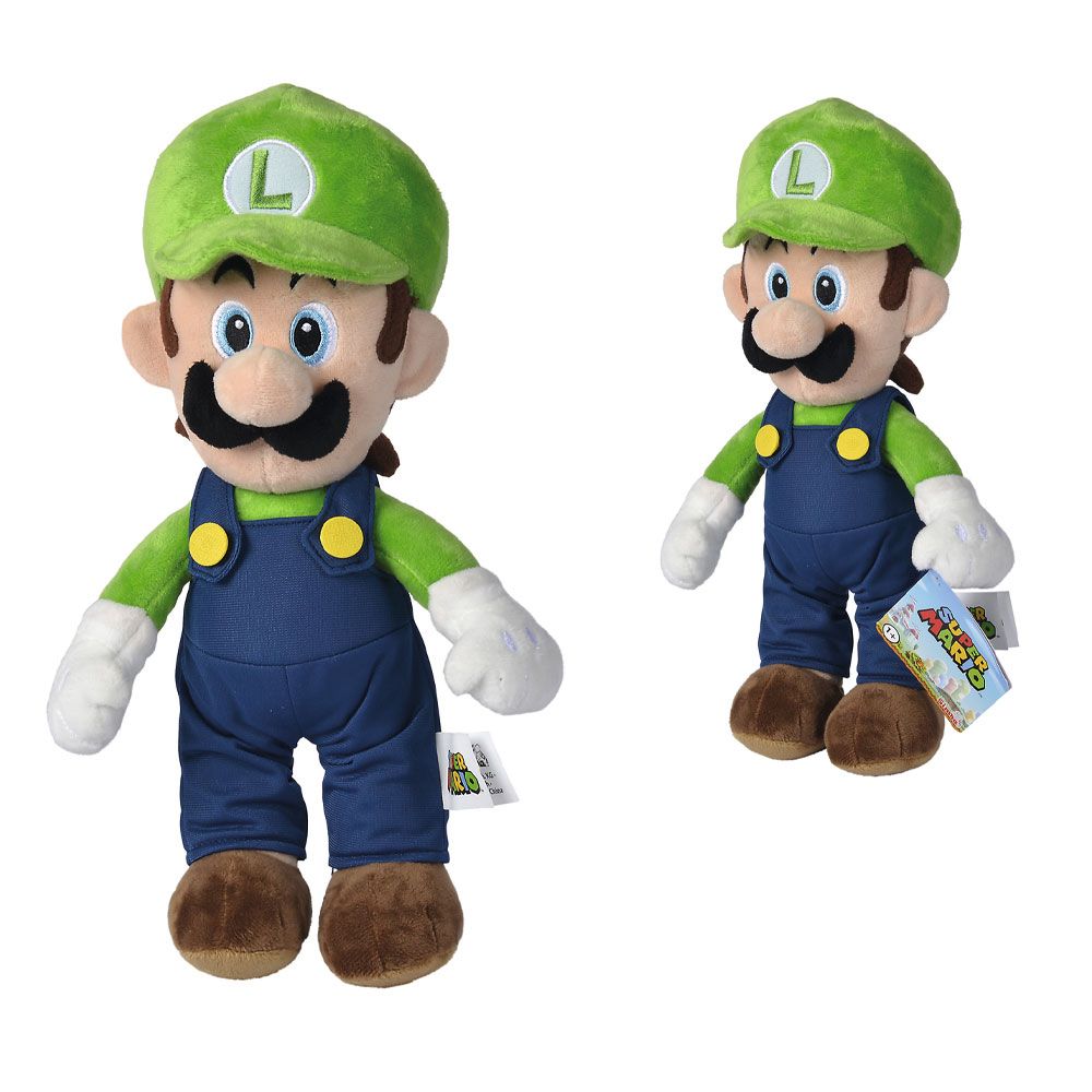 Figurina de plus Super Mario Luigi 30 cm - poza 1