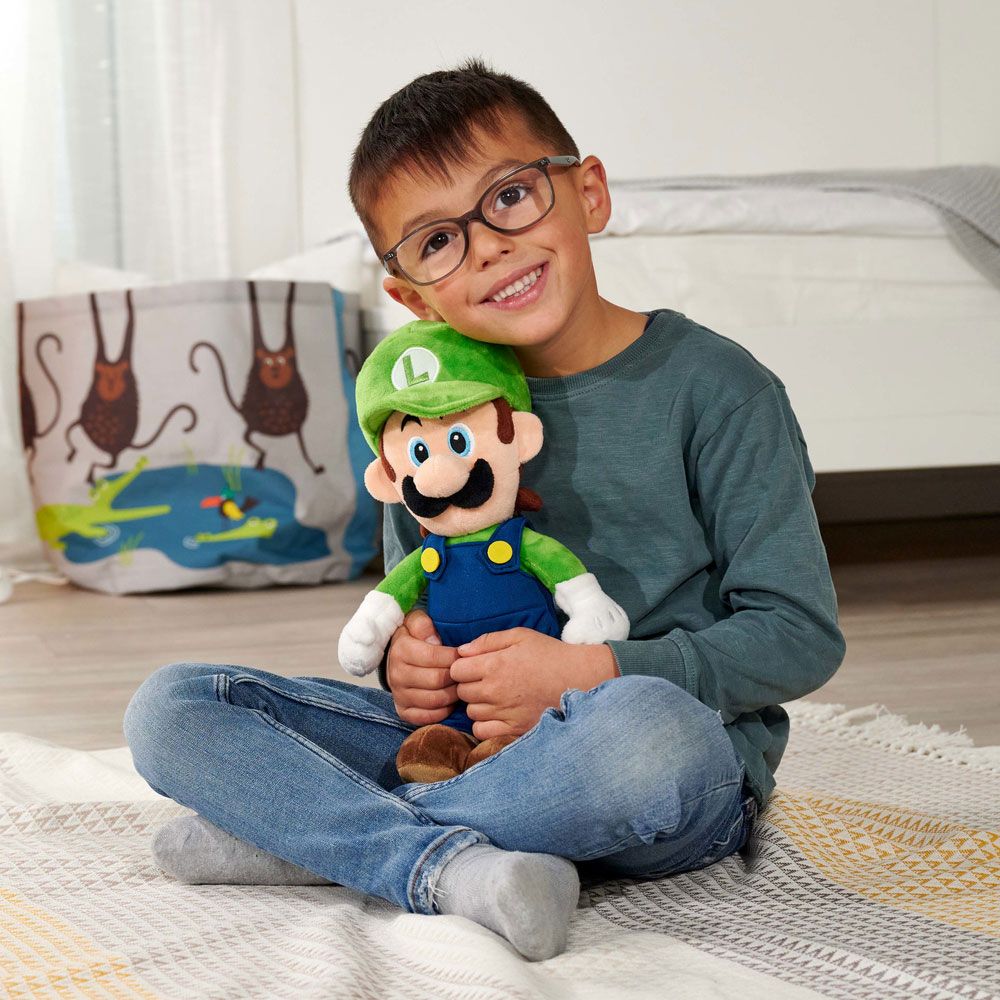 Figurina de plus Super Mario Luigi 30 cm - poza 3