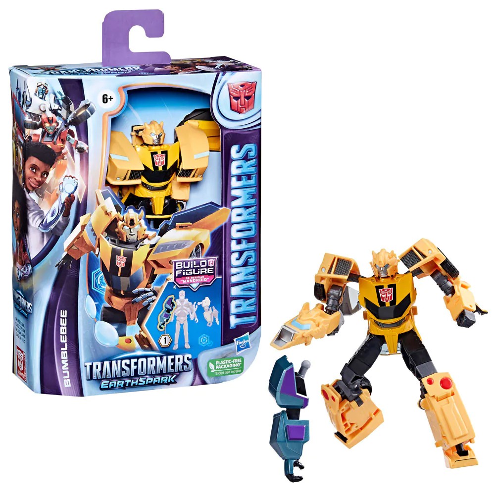 Figurina Deluxe Hasbro Transformers Earth Spark 12 cm - poza 3