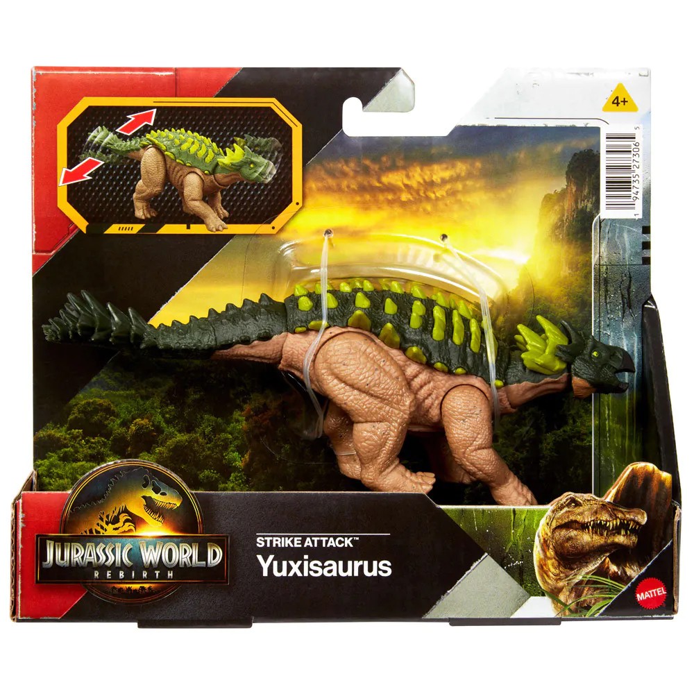 Figurina dinozaur Strike Attack Jurassic World Rebirth 18 cm, diverse modele - poza 5