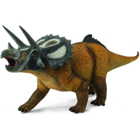 Figurina dinozaur Triceratops pictata manual scara 1:15 Collecta - poza 1