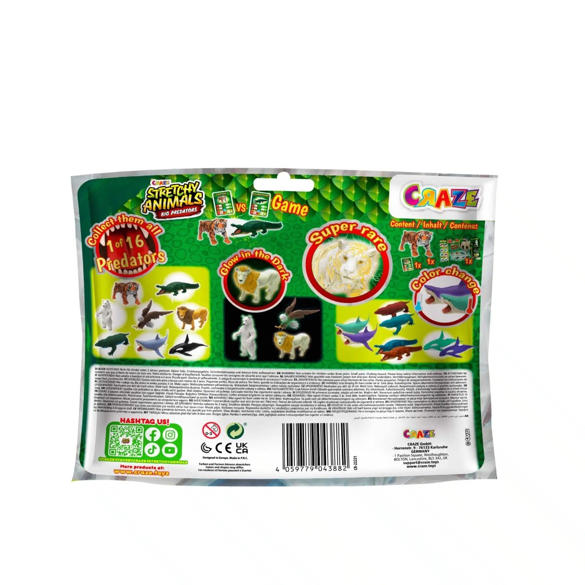Figurina elastica Craze Mari Pradatori CRZ43882 - poza 4