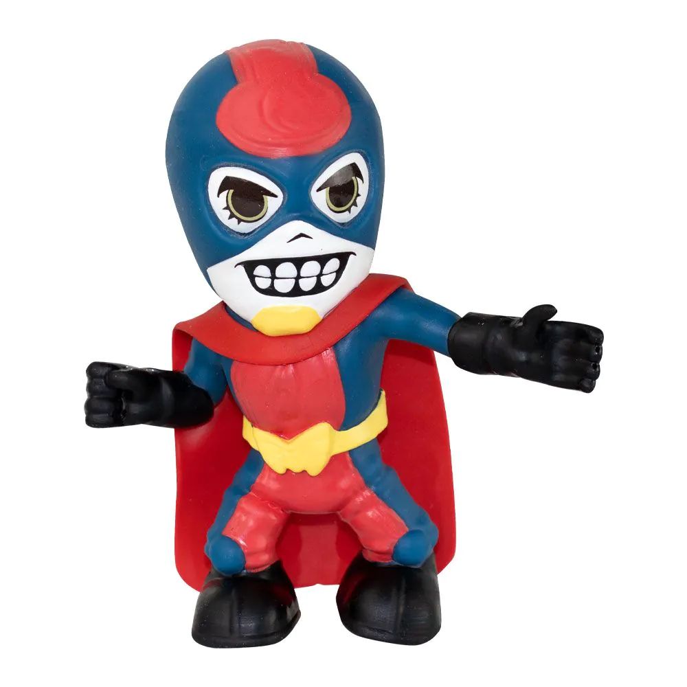 Figurina elastica cu sunete Super Masked Hero Pepper Man 13 cm - poza 1