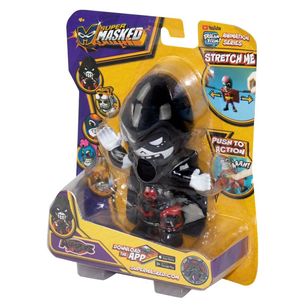 Figurina elastica cu sunete Super Masked Hero Whispers 13 cm - poza 2