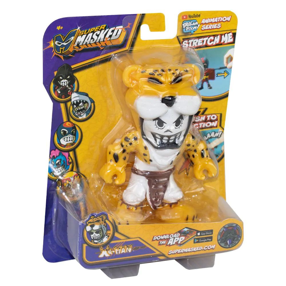 Figurina elastica cu sunete Super Masked Hero Xa Man 13 cm - poza 2