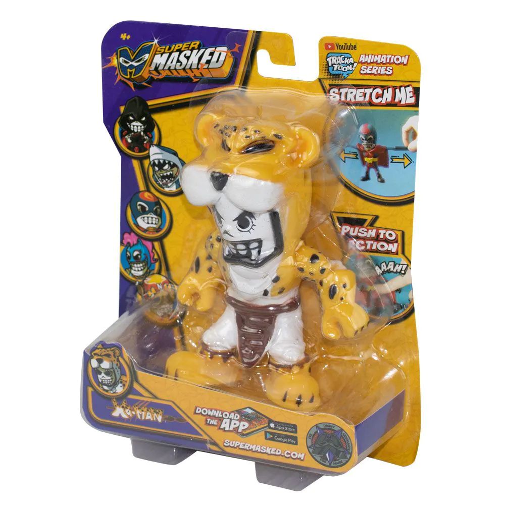 Figurina elastica cu sunete Super Masked Hero Xa Man 13 cm - poza 5