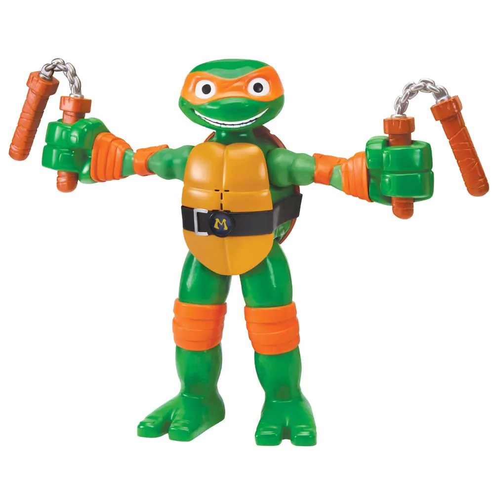 Figurina elastica Testoasele Ninja Haosul Mutantilor Michelangelo - poza 1
