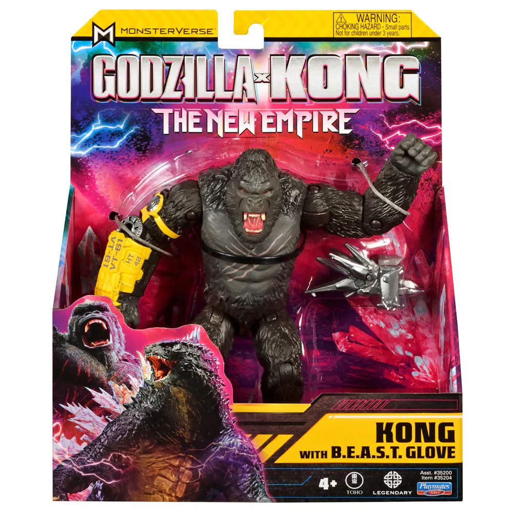 Figurina interactiva cu accesorii Monsterverse Godzilla X Kong diverse modele - poza 3
