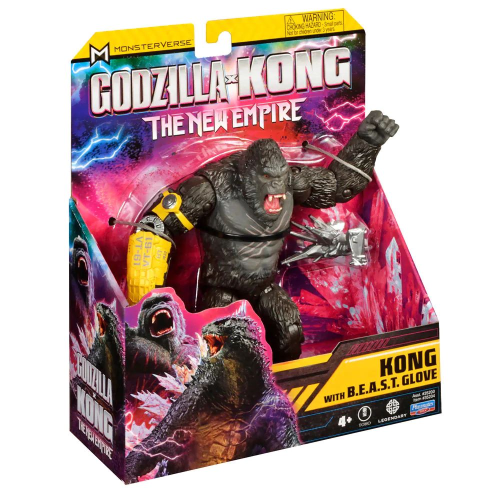 Figurina interactiva cu accesorii Monsterverse Godzilla X Kong diverse modele - poza 4