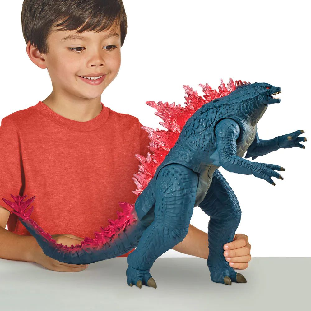 Figurina interactiva cu accesorii Monsterverse Godzilla X Kong Mega Heat Ray Godzilla - poza 5