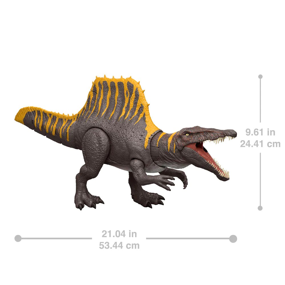 Figurina interactiva dinozaur cu sunete Spinosaurus Jurassic World Rebirth - poza 3