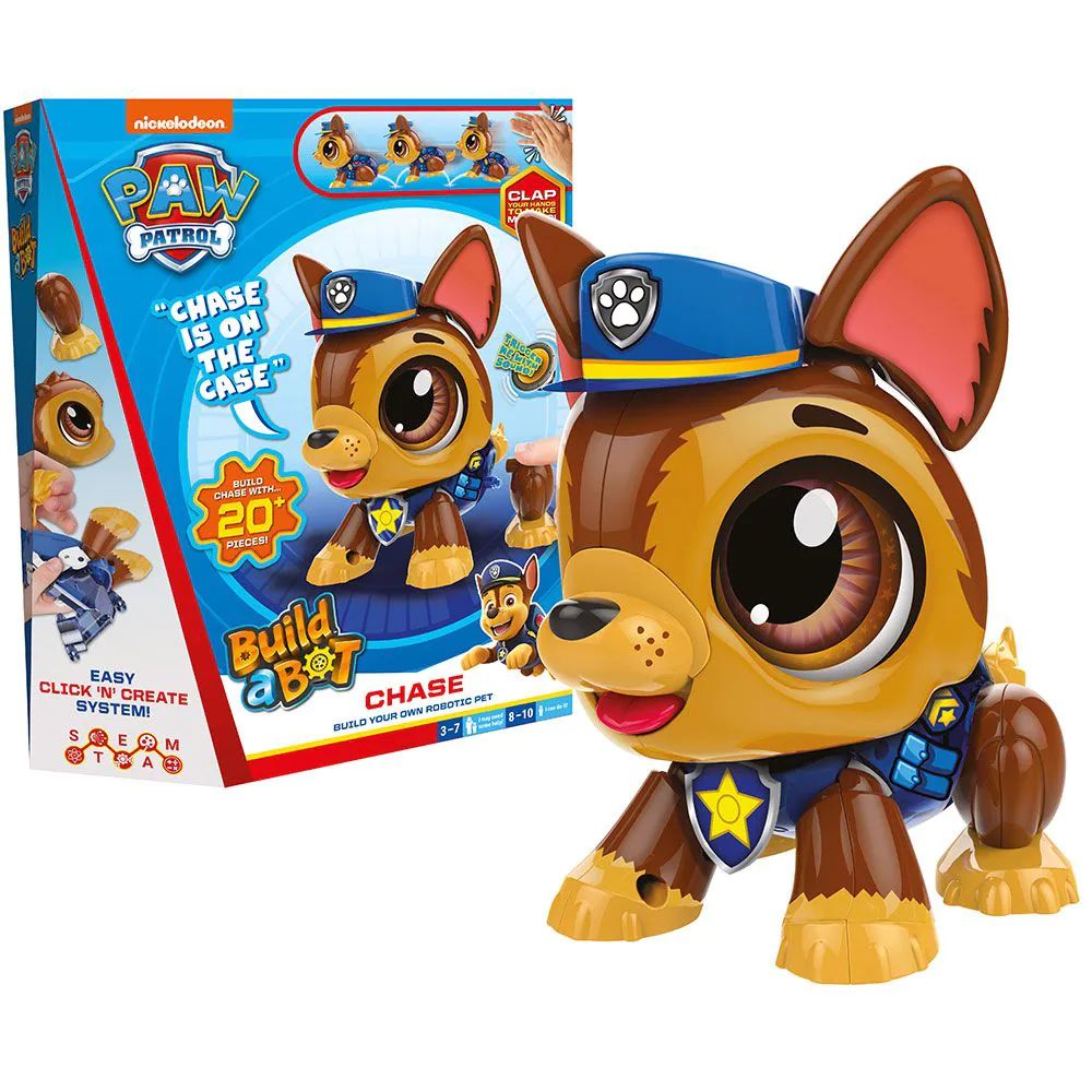 Figurina interactiva Paw Patrol Build a bot Robot Chase - poza 2