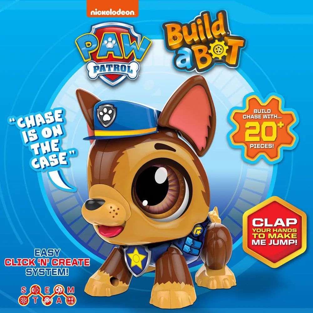 Figurina interactiva Paw Patrol Build a bot Robot Chase - poza 3
