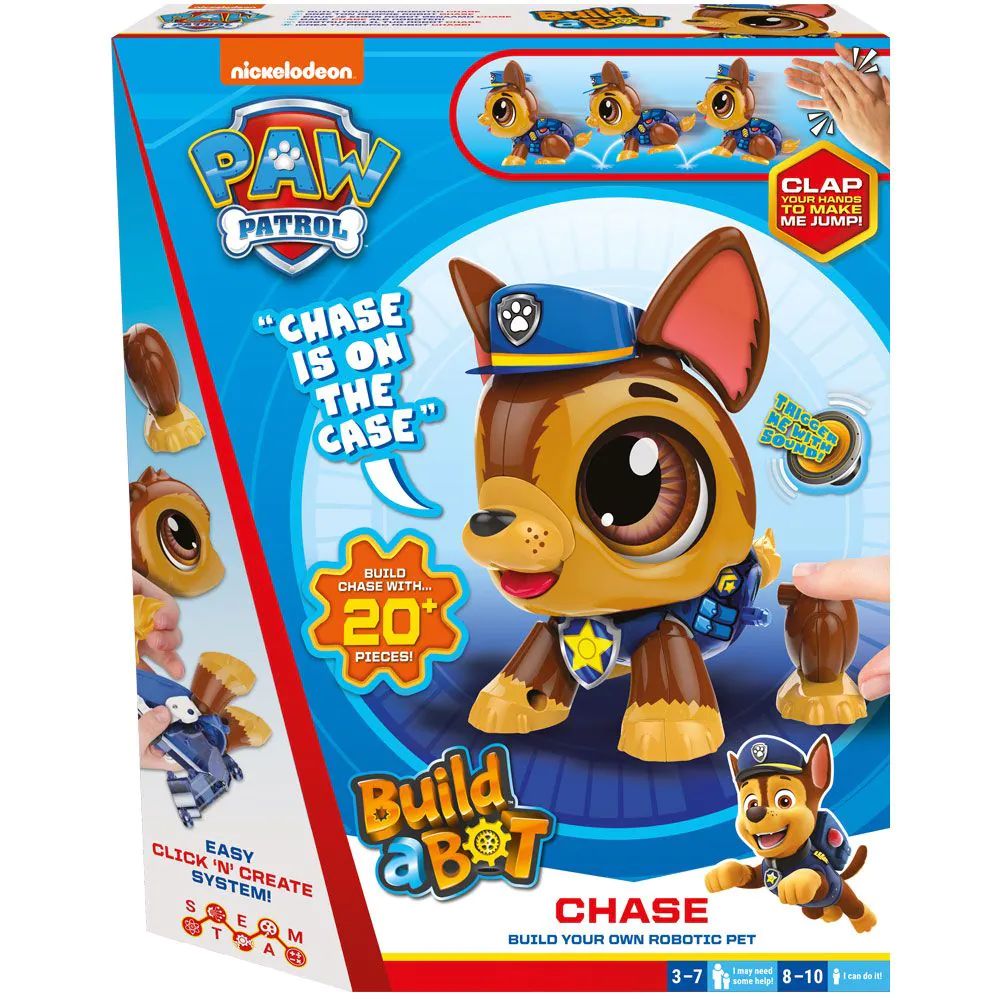 Figurina interactiva Paw Patrol Build a bot Robot Chase - poza 5