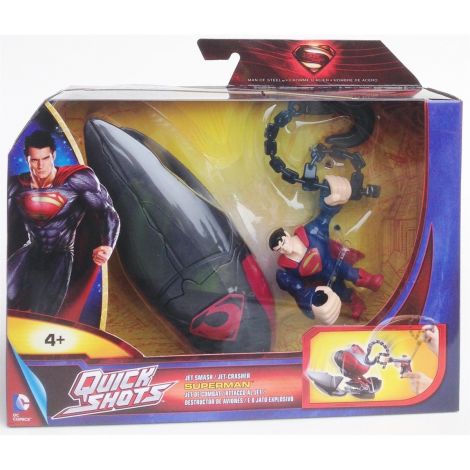 Figurina lansatoare Man of Steel si vehicul Cruiser Smash - poza 2