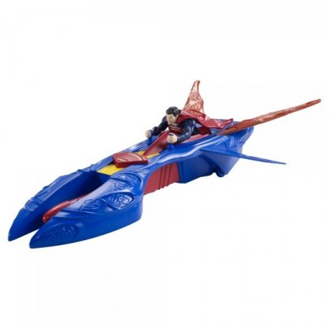 Figurina Man of Steel si vehicul Kryptonian Interceptor - poza 1