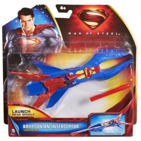 Figurina Man of Steel si vehicul Kryptonian Interceptor - poza 2