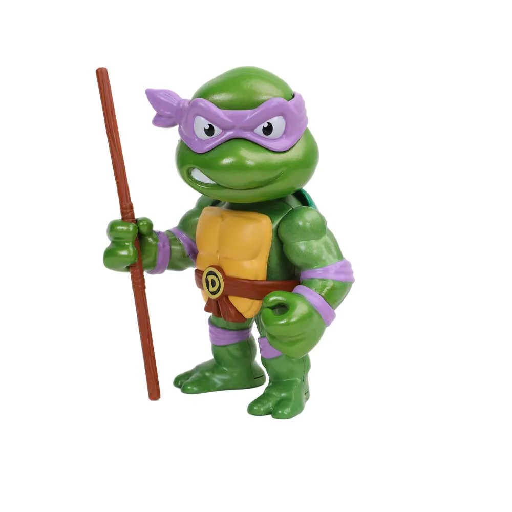Figurina metalica cu accesorii Jada Testoasele Ninja 10 cm Donatello - poza 1