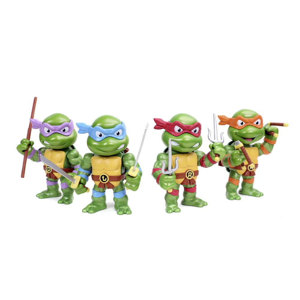 Figurina metalica cu accesorii Jada Testoasele Ninja 10 cm Donatello - poza 3