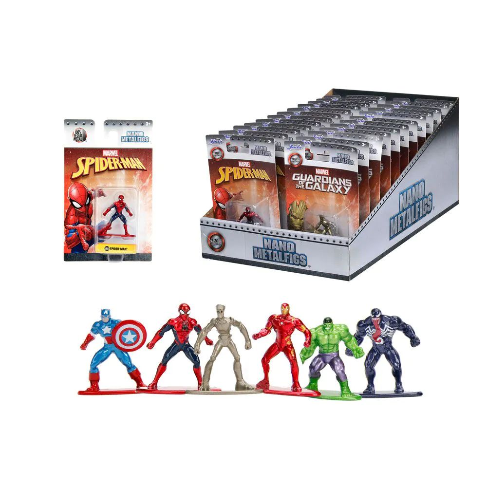 Figurina metalica Jada Marvel 4 cm diverse modele - poza 3