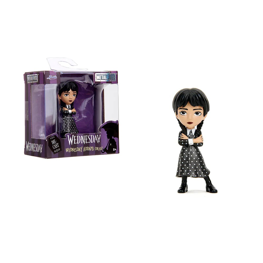 Figurina metalica Jada Wednesday 6.5 cm diverse modele - poza 5