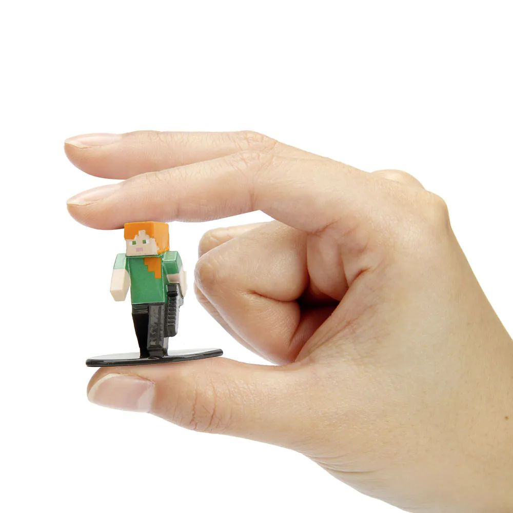 Figurina metalica Minecraft Nano Jada diverse modele 4 cm - poza 3