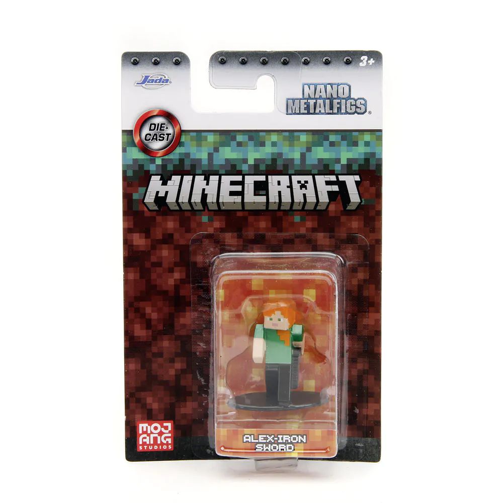 Figurina metalica Minecraft Nano Jada diverse modele 4 cm - poza 4