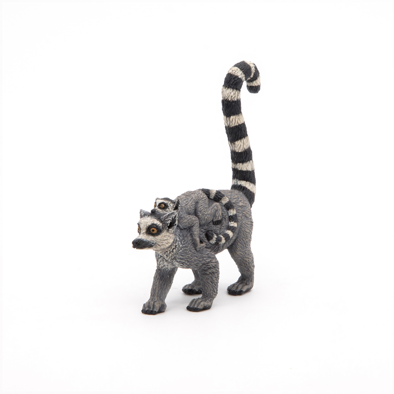 Figurina Papo Lemur cu pui - poza 1