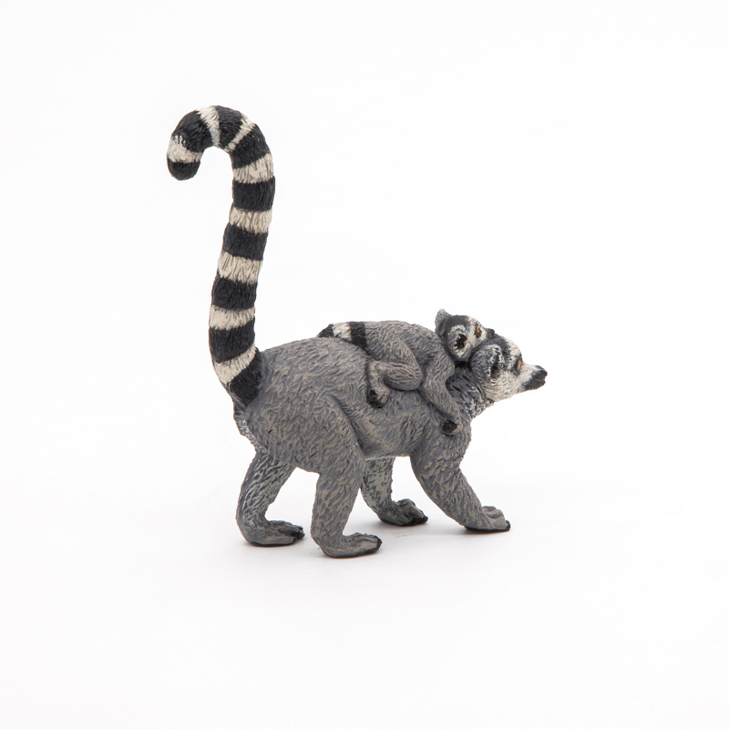 Figurina Papo Lemur cu pui - poza 3
