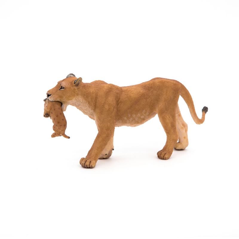 Figurina Papo Leoaica cu pui - poza 4