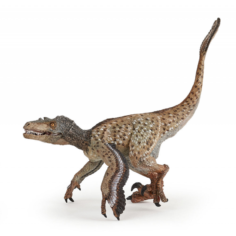 Figurina Papo Velociraptor cu pene - poza 1