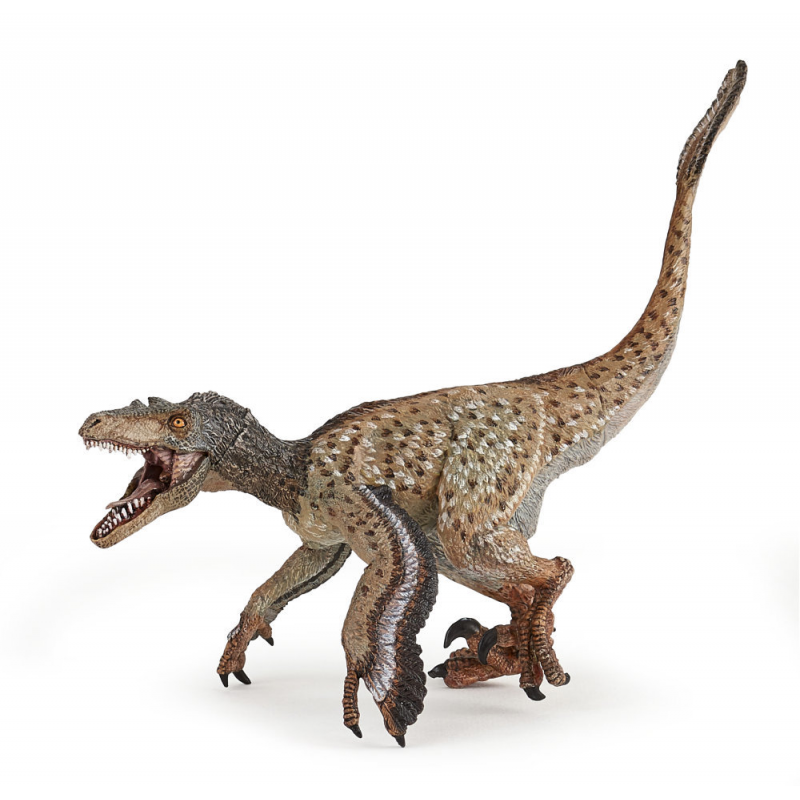 Figurina Papo Velociraptor cu pene - poza 2