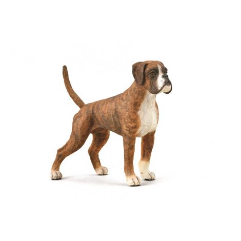 Figurina pictata manual caine Boxer - poza 2