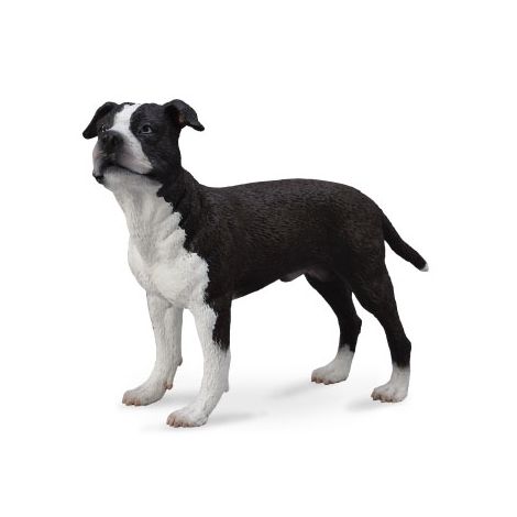 Figurina pictata manual caine Staffordshire Terrier - poza 2