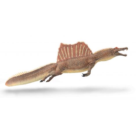 Figurina pictata manual dinozaur Spinosaurus innotand cu mandibula mobila - poza 1