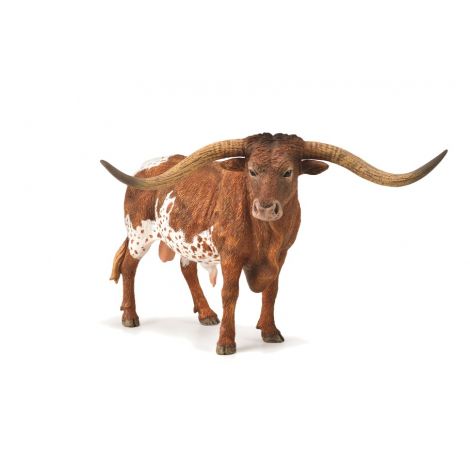 Figurina pictata manual Taur Texas Longhorn - poza 1