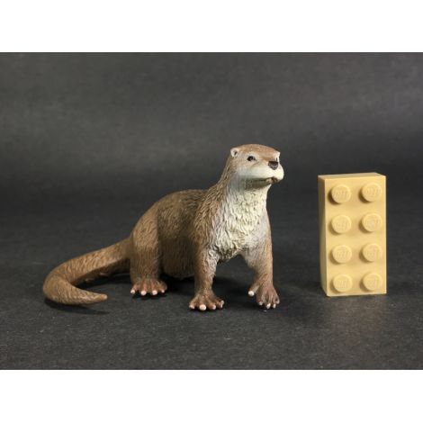 Figurina pictata manual Vidra - poza 2