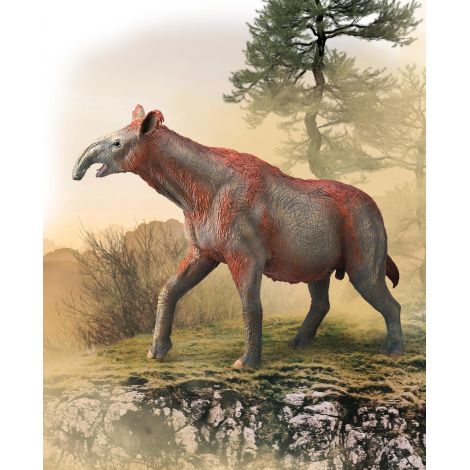 Figurina preistorica pictata manual Paraceratherium - poza 2