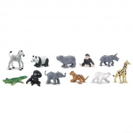 Figurina pui animale salbatice de la zoo - poza 3