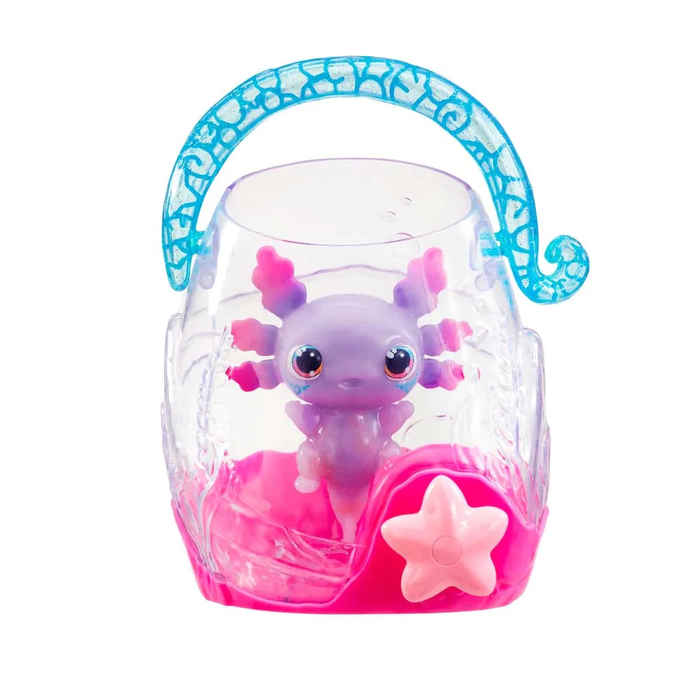 Figurina salamandra Axolotl cu acvariu Animagic Aquarium Bubble Reef - poza 1